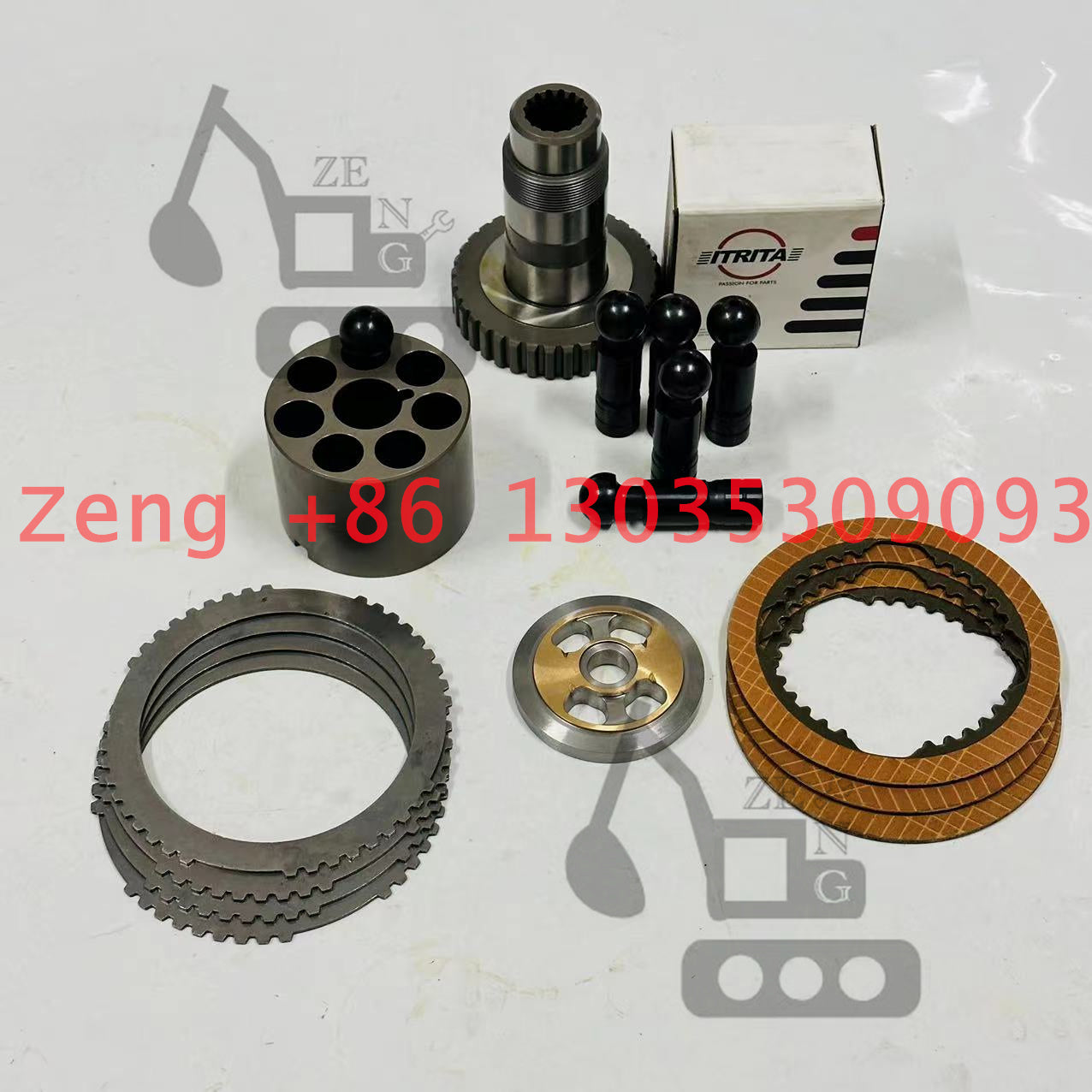 Hitachi HMGC16 hydraulic final drive travel motor rotory group and spare parts for EX100-1 EX100-2 EX120-1 EX120-2 excavator