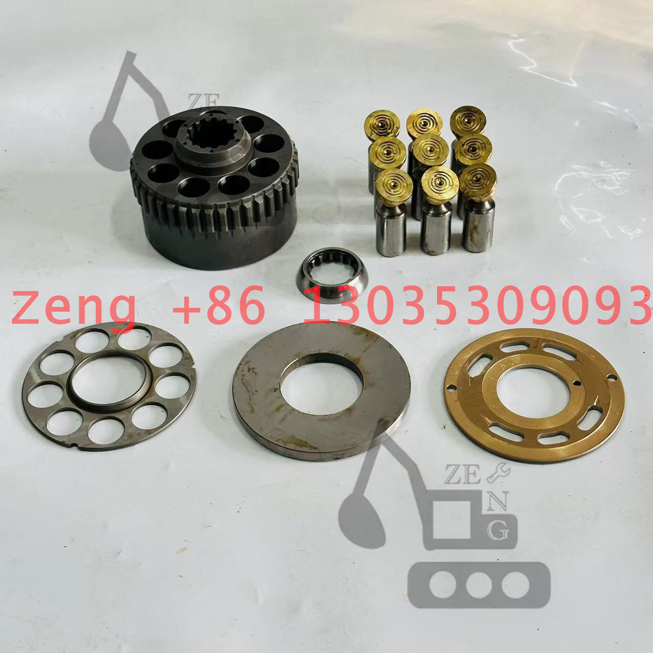 Kawasaki M2X96 hydraulic swing motor rotory group and spare parts for Hitachi EX200-2 EX220-2 excavator