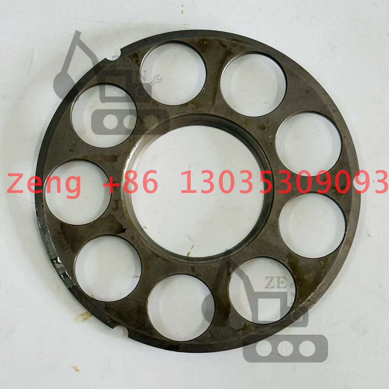 M2X96 swing motor set plate retainer plate