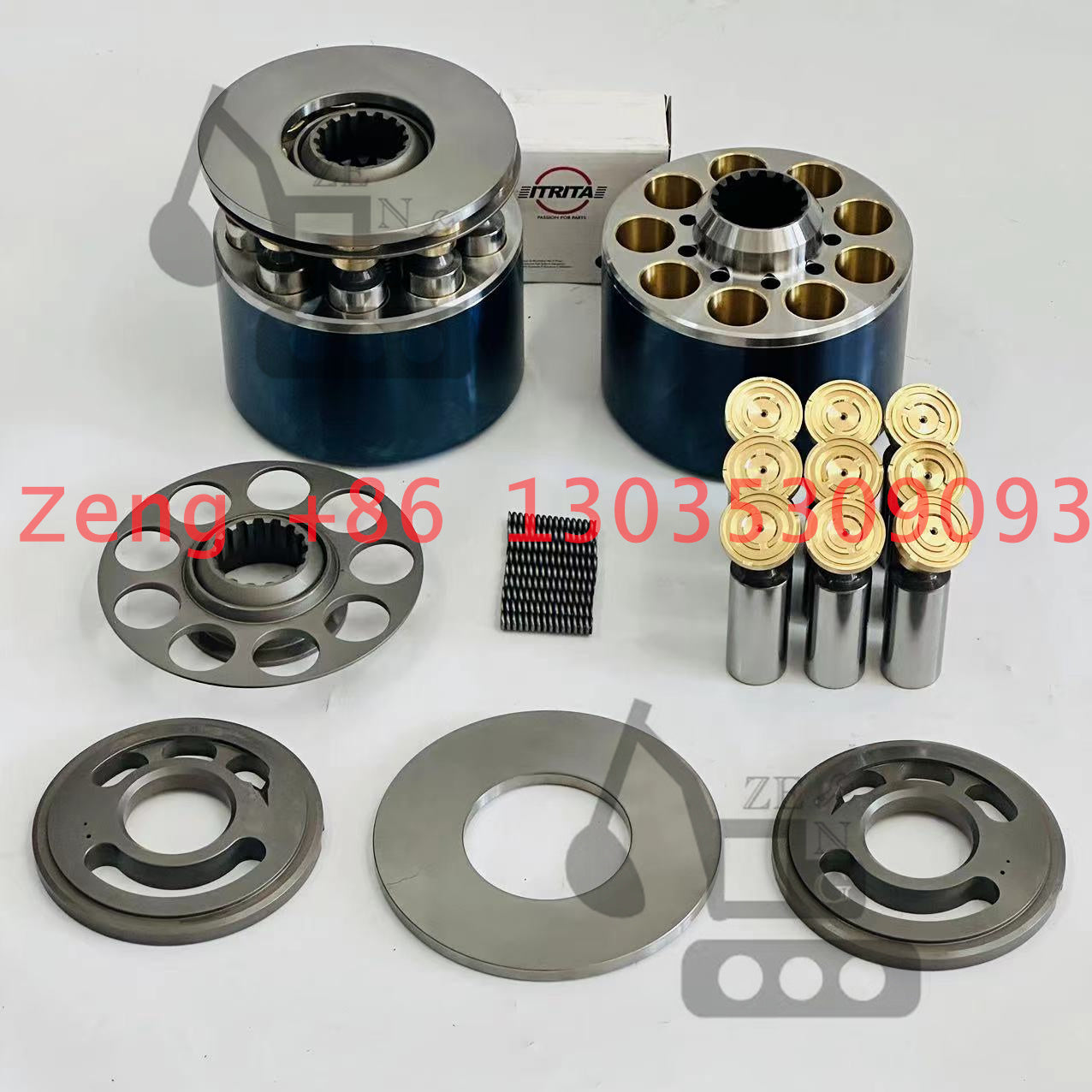 Kawasaki K5V200 hydraulic pump rotory group and spare parts for Kobelco SK400-8 SK410 SK420 SK460-8，Hyundai R350 R455 R480 R485，Volvo EC460，Hitachi EX450 EX470 ZAX450，Caterpillar CAT349D/E/F excavator