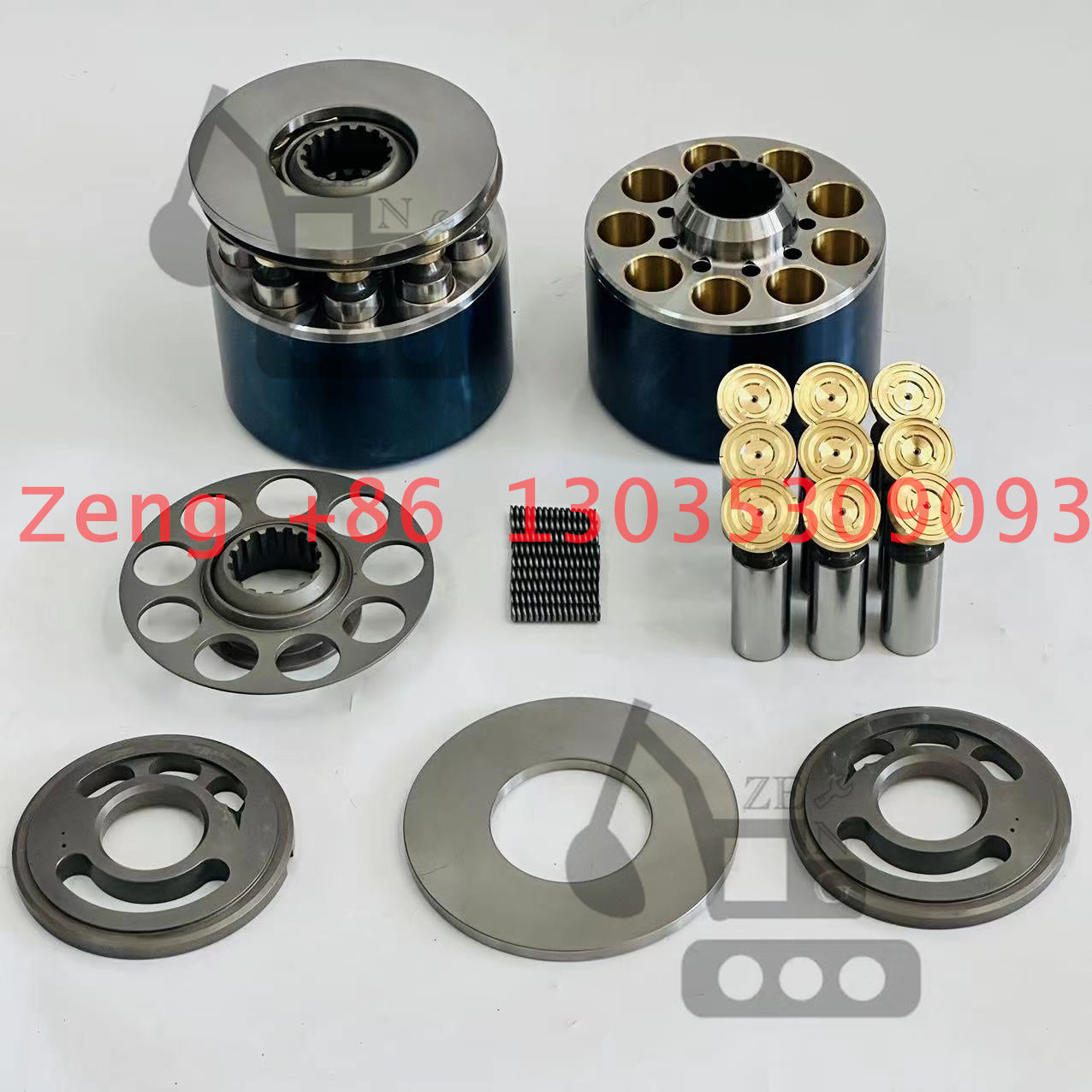 Kawasaki K5V200 hydraulic pump rotory group and spare parts for Kobelco SK400-8 SK410 SK420 SK460-8，Hyundai R350 R455 R480 R485，Volvo EC460，Hitachi EX450 EX470 ZAX450，Caterpillar CAT349D/E/F excavator