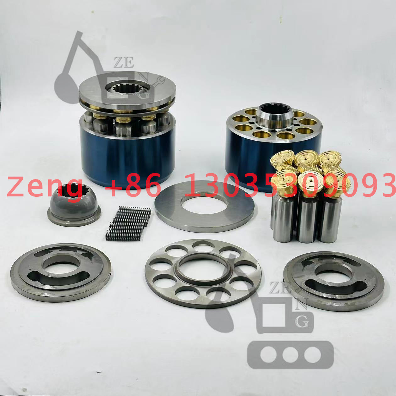 Kawasaki K3V112 hydraulic pump rotory group and spare parts for Kobelco SK200 SK200-6E SK200-8 SK210-8 SK230-6 SK250-6E excavator