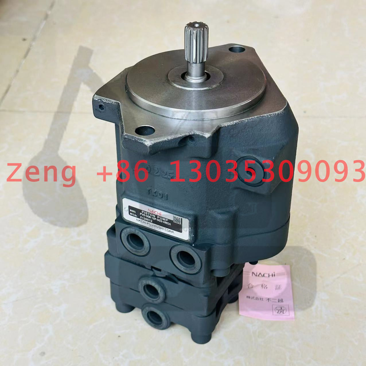 Nachi original PVD-00B-15P-5G3 hydraulic axial piston pump made in Japan