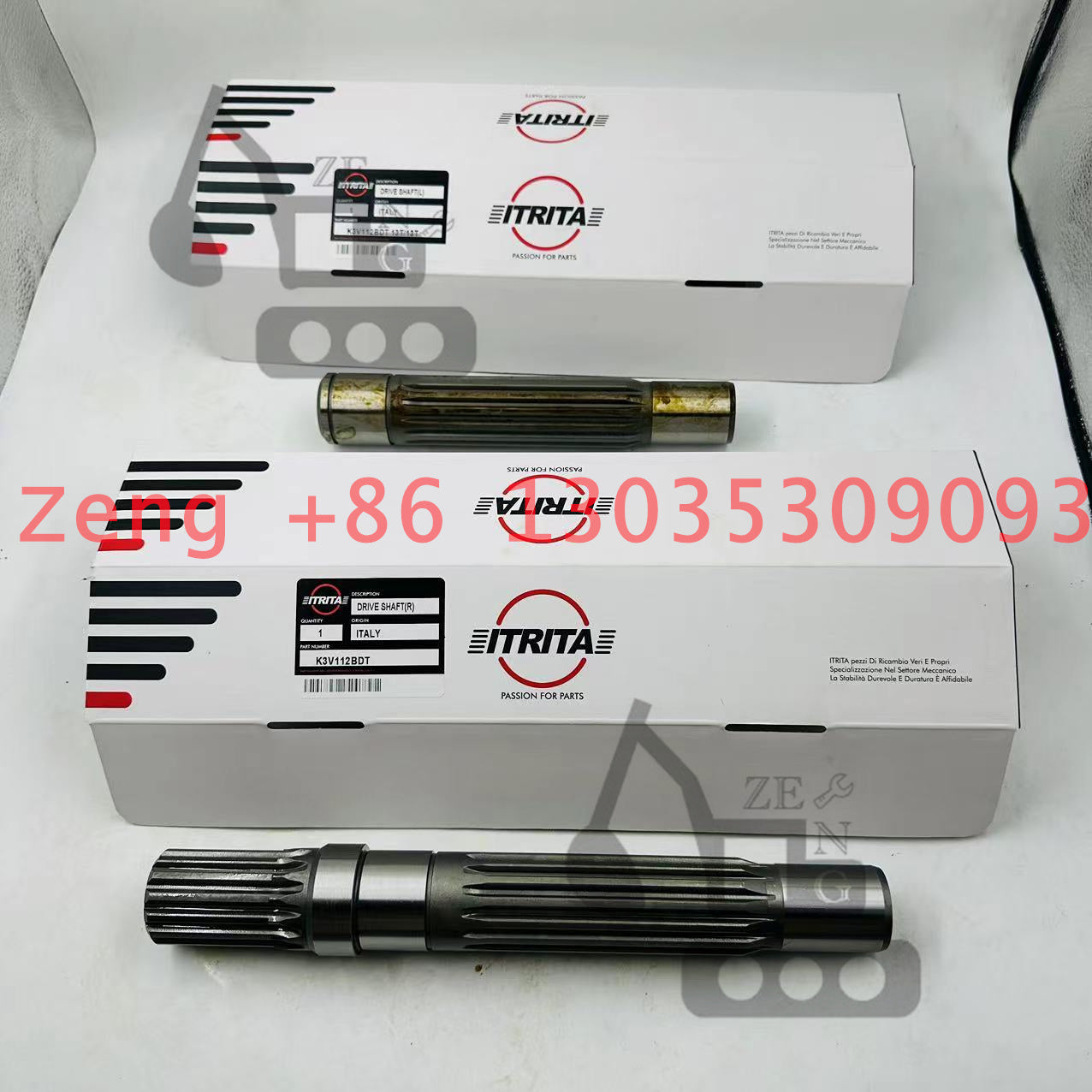 K3V112BDT hydraulic pump drive shaft
