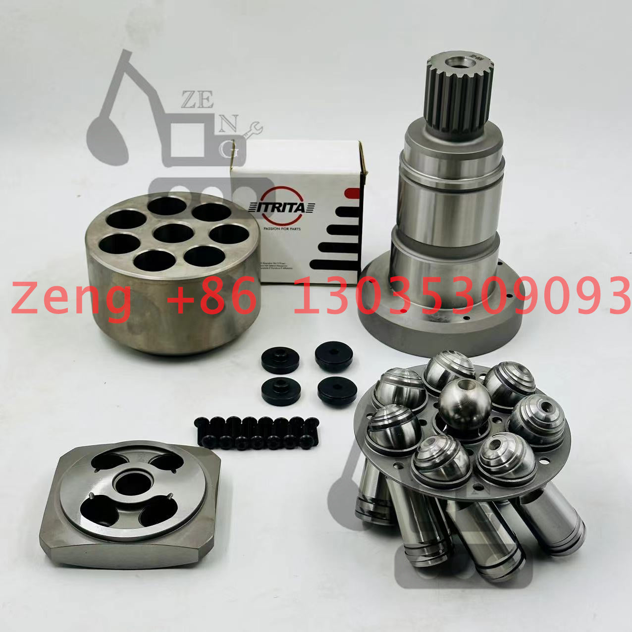 A6VM107 travel motor valve plate