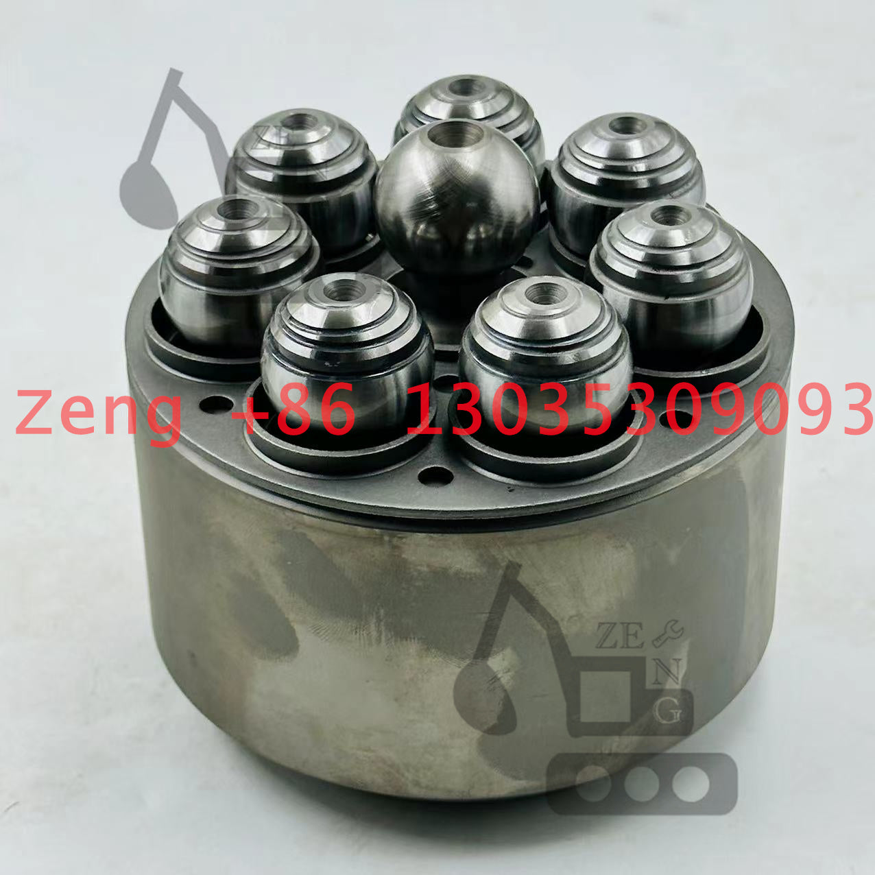 Rexroth A6VM107 final drive travel motor rotary group