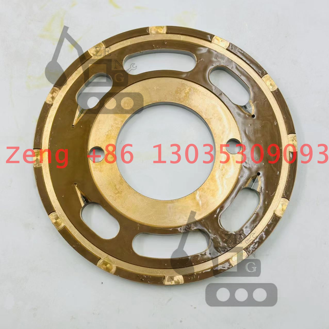 R300-9 travel motor valve plate