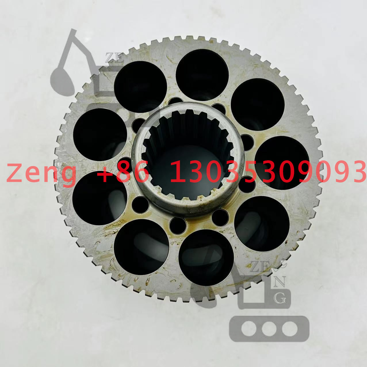 R300-9 travel motor cylinder block rotor barrel