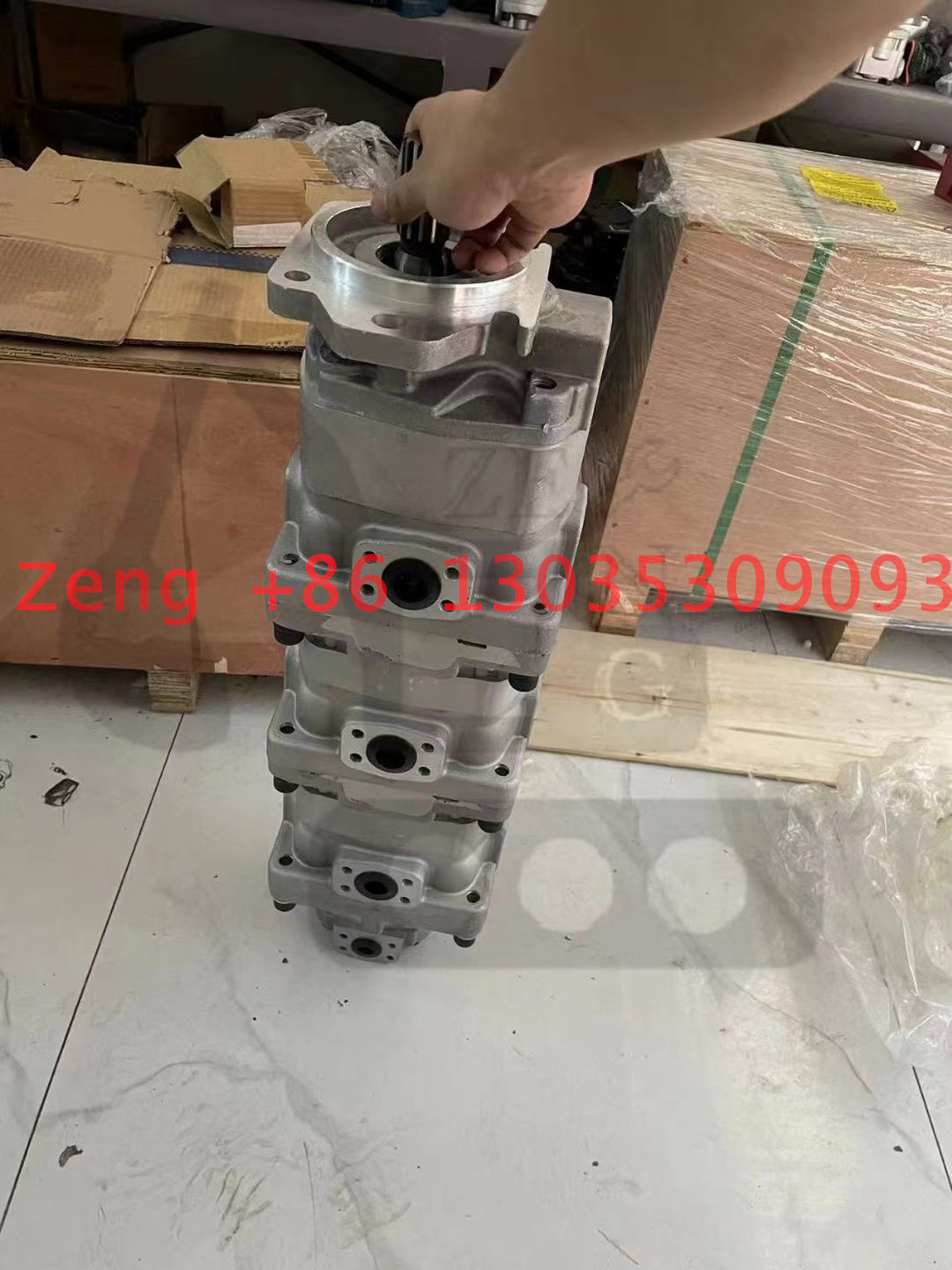 komatsu wheel loader 538 705-56-34180 WA380-1hydraulic pump gear pump