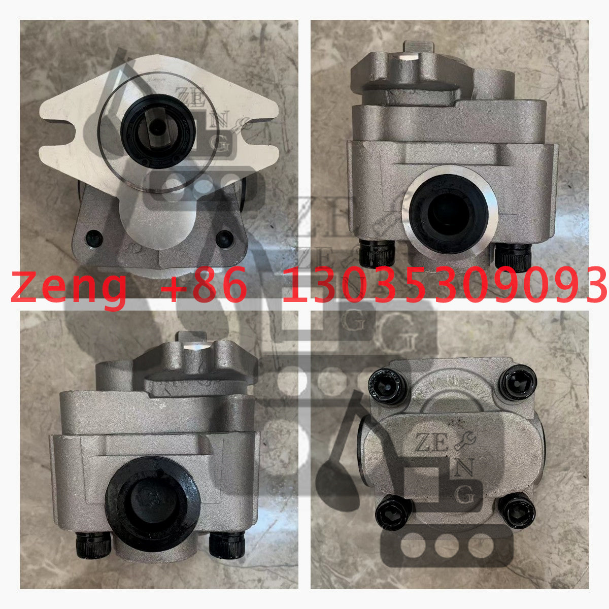 CAT312 SBS80 hydraulic pump gear pump pilot pump