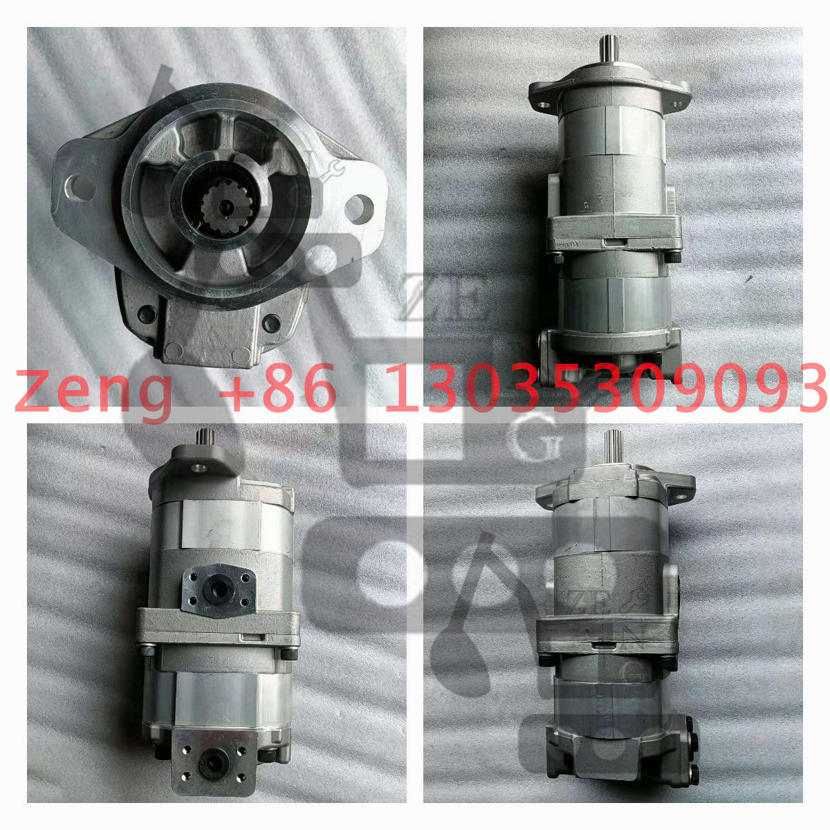 D61 705-51-20840 hydraulic pump gear pump pilot pump
