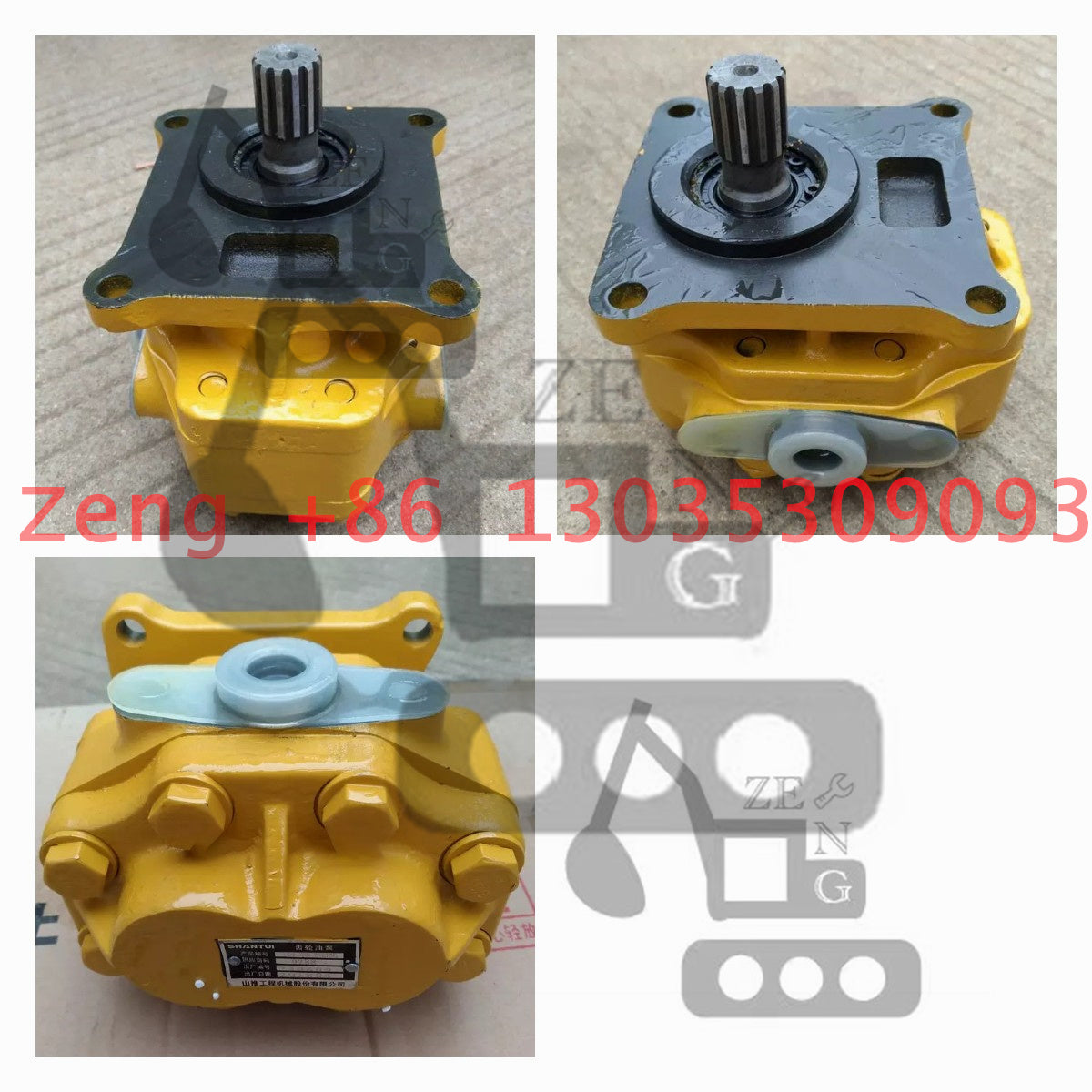 D53 D57 D58 07429-71203 hydraulic pump gear pump pilot pump