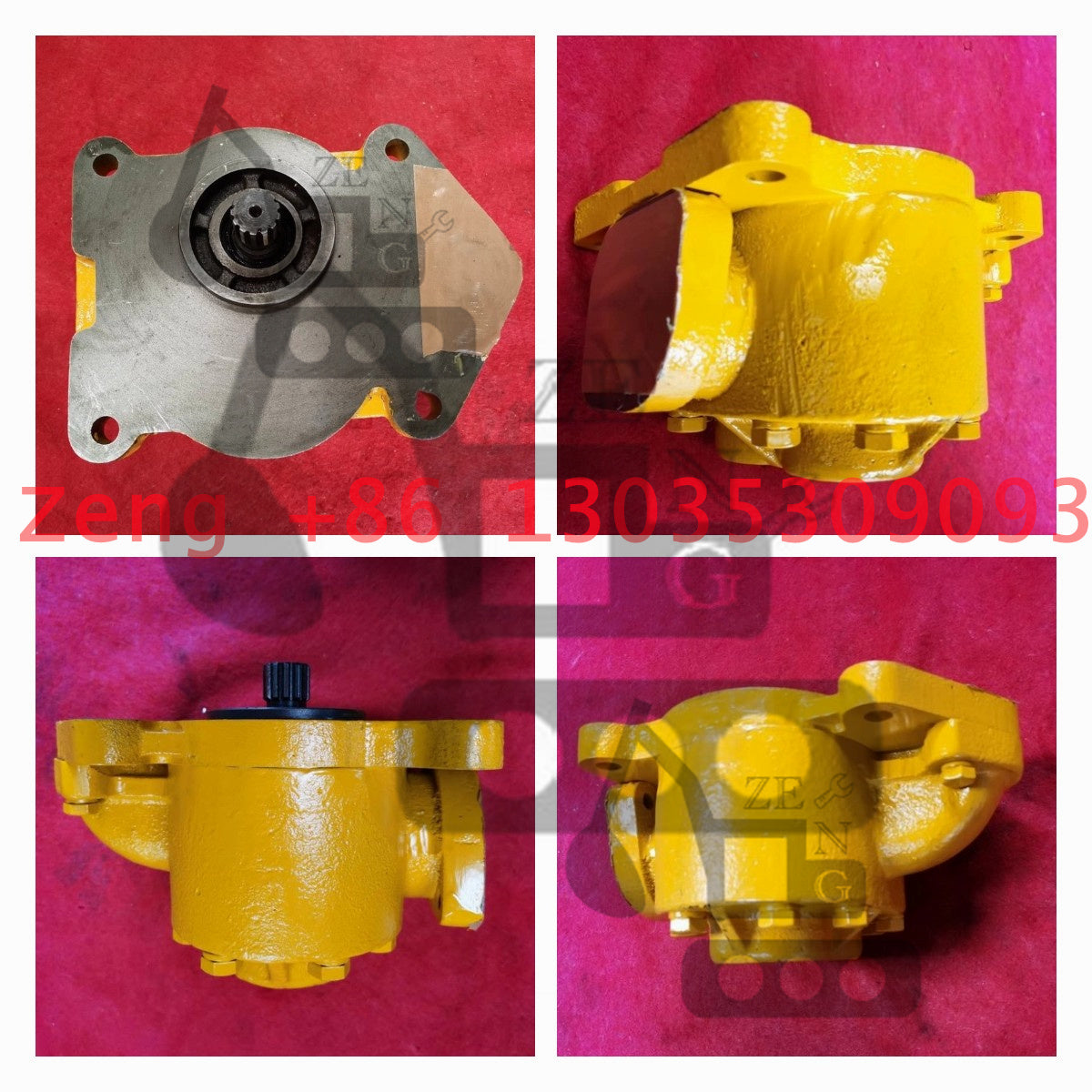D155 17A-49-11100 HA702-02-15000  hydraulic pump gear pump pilot pump