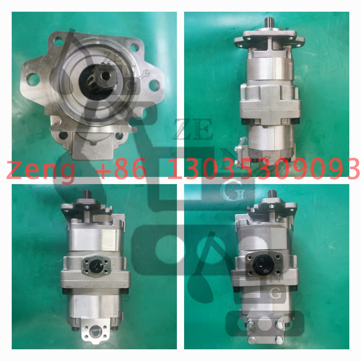 D155 705-51-30290 hydraulic pump gear pump pilot pump