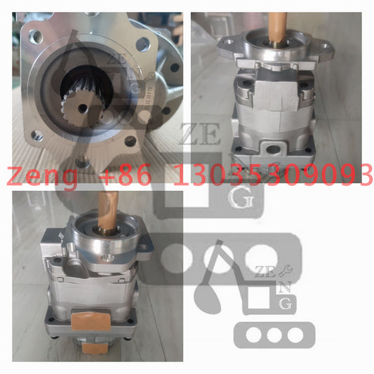 D375 705-52-40100 hydraulic pump gear pump pilot pump