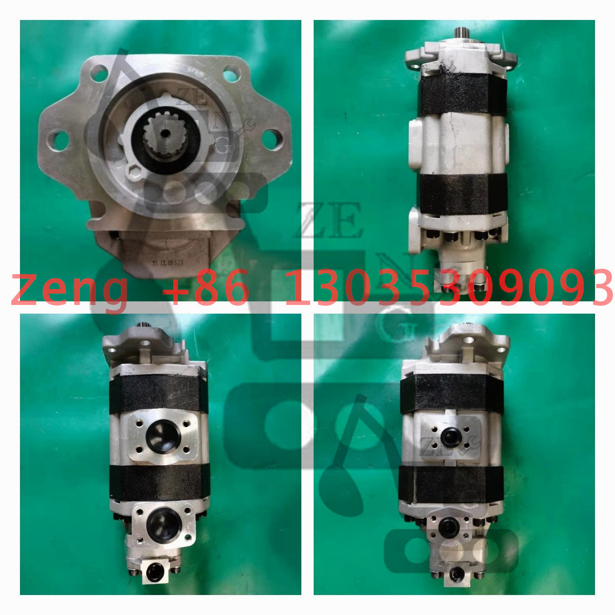 HD465 HD605 705-95-07100 hydraulic pump gear pump pilot pump