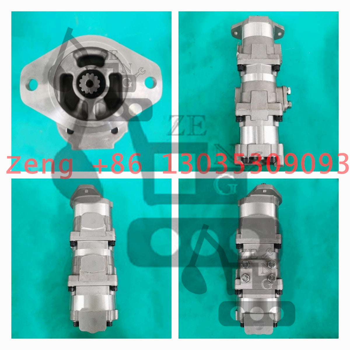 LW100 705-55-13020 hydraulic pump gear pump pilot pump