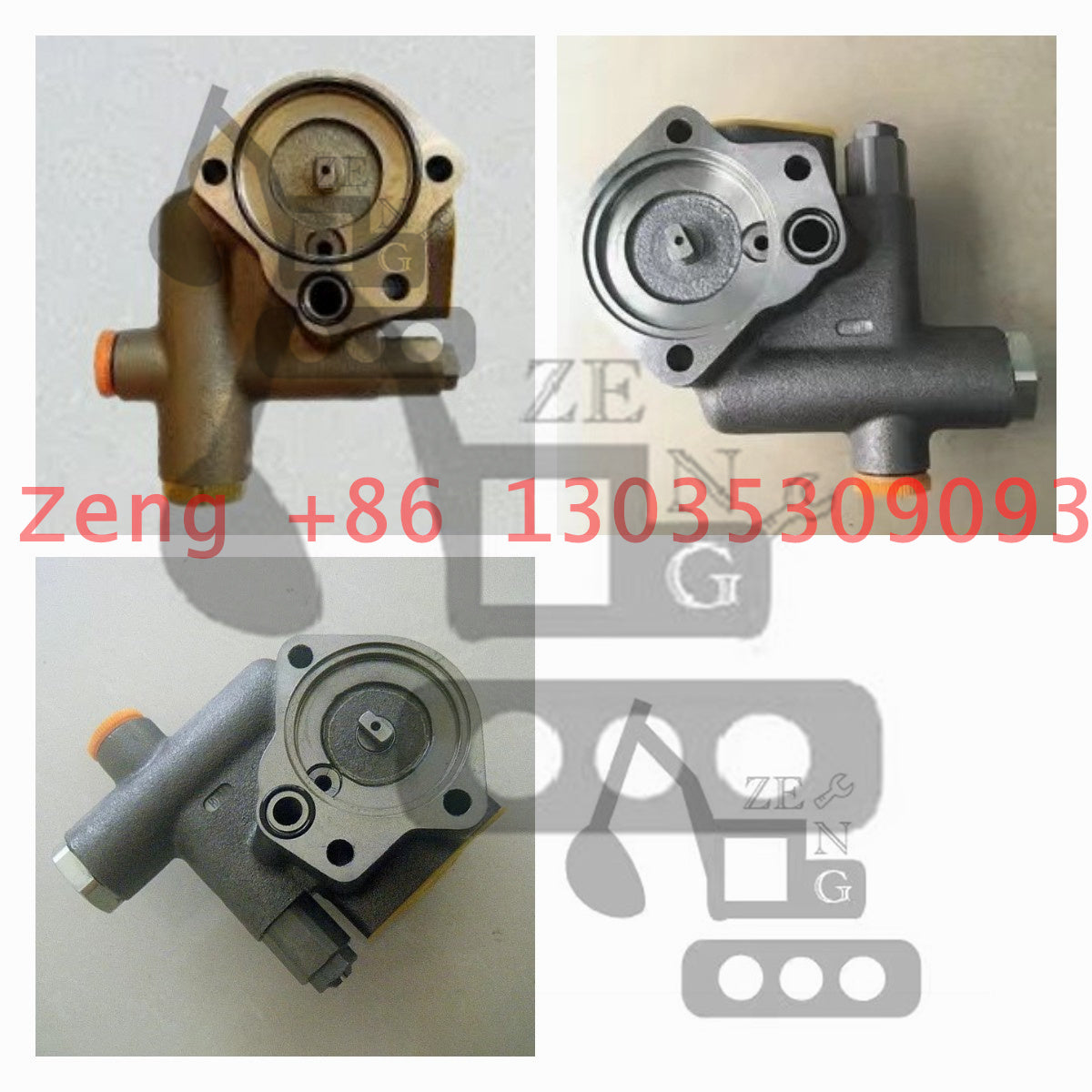 PC300 -5 PC400-5 HPV160 704-23-30600 704-23-30601 hydraulic pump gear pump pilot pump