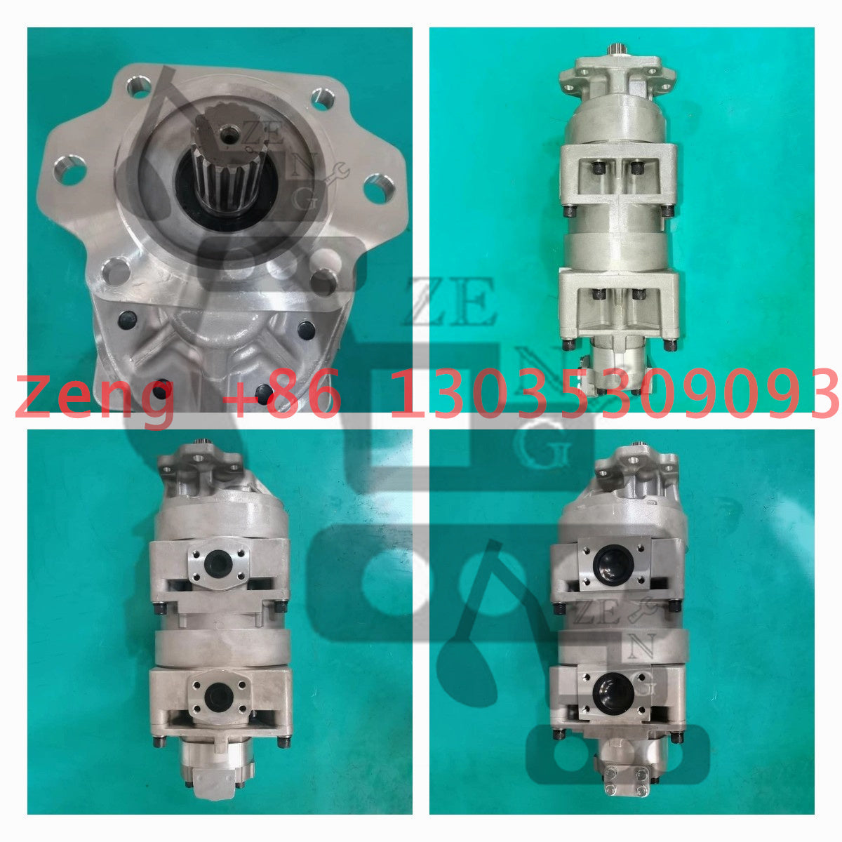 PC560B 705-55-34000 hydraulic pump gear pump pilot pump