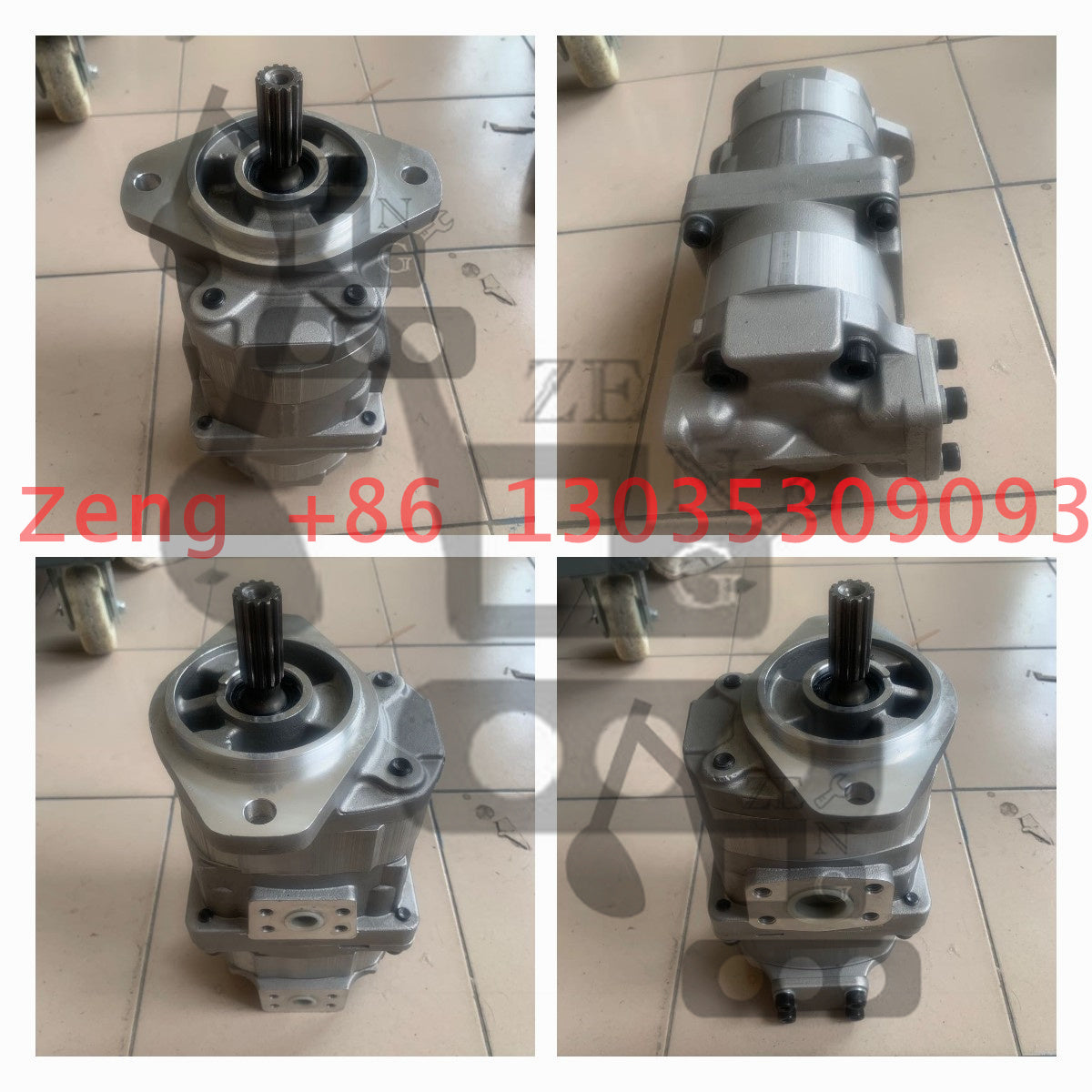 WA200 705-51-20150 hydraulic pump gear pump pilot pump