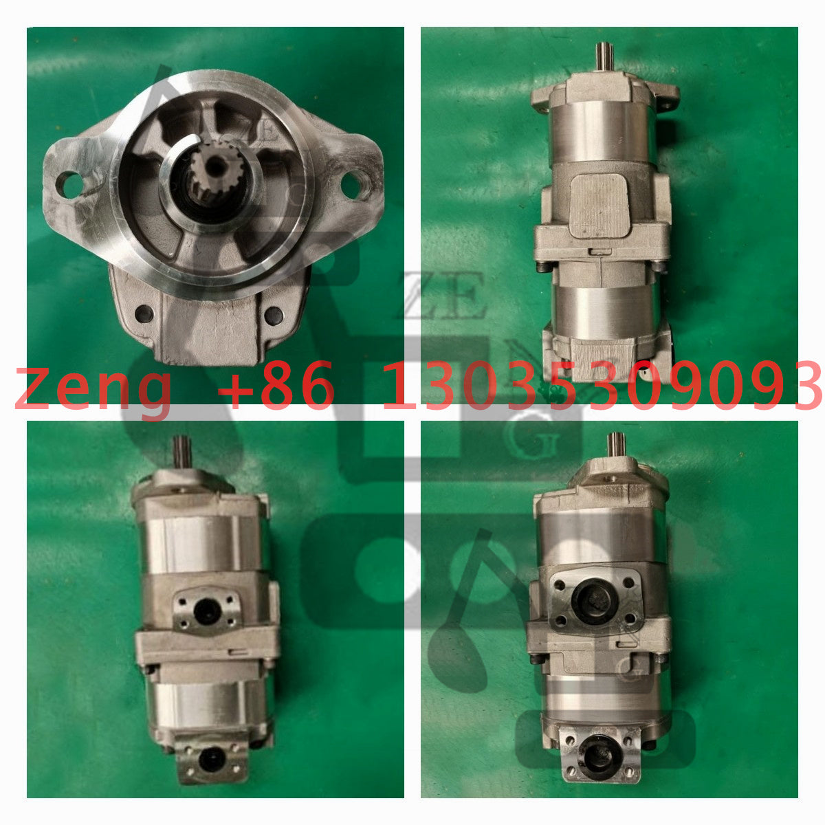 WA250 705-51-20300 hydraulic pump gear pump pilot pump