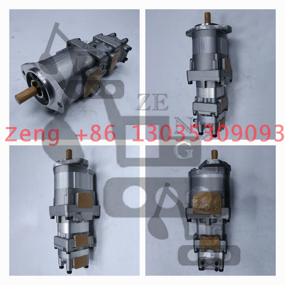 WA250 705-57-21000 hydraulic pump gear pump pilot pump