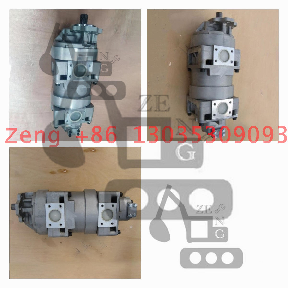 WA450 WA470 WA480 705-55-43000 hydraulic pump gear pump pilot pump