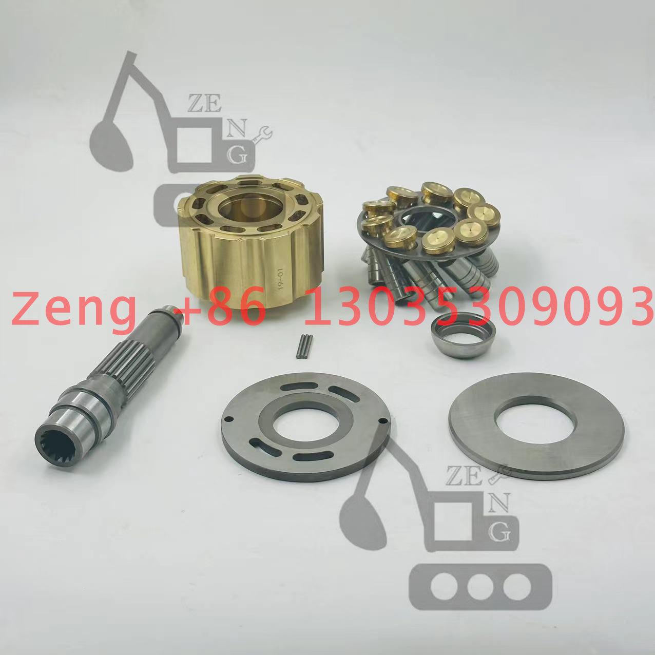 Nabtesco GM07VA final drive motor parts