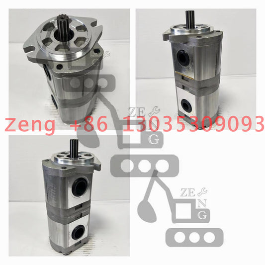 EX200-5 hydraulic pump two stage gear pump pilot pump