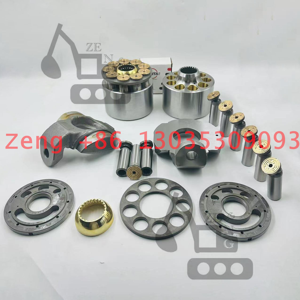 Komatsu HPV95 hydraulic pump rotory group and spare parts for PC200-6 PC200-7 PC200-8 excavator