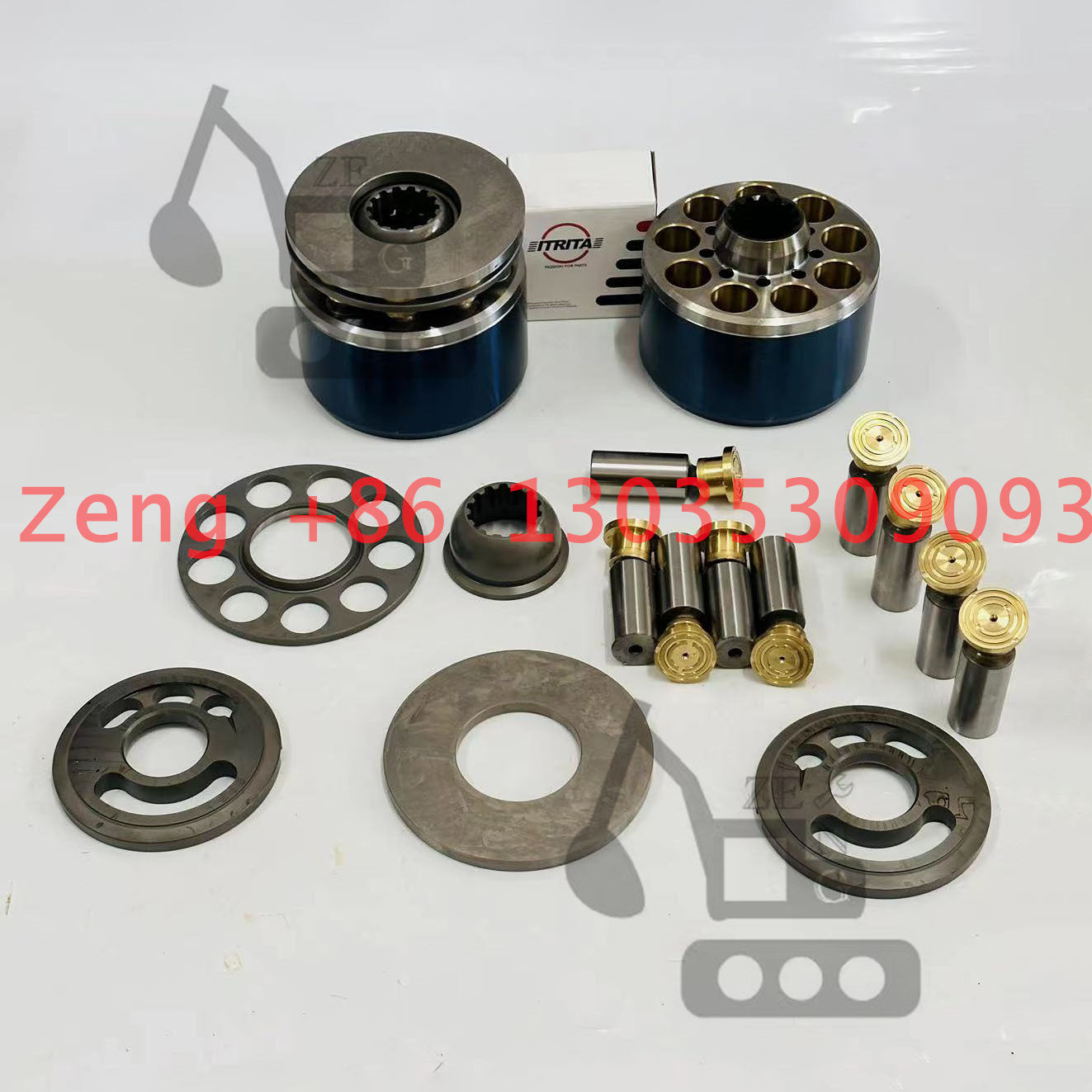 Kawasaki K5V140 hydraulic pump rotary group and spare parts for Kobelco SK330-8 SK350-6 SK350-8，Hyundai R305，Daewoo DH300-7，Sumitomo SH330 SH350-3B SH450 excavator