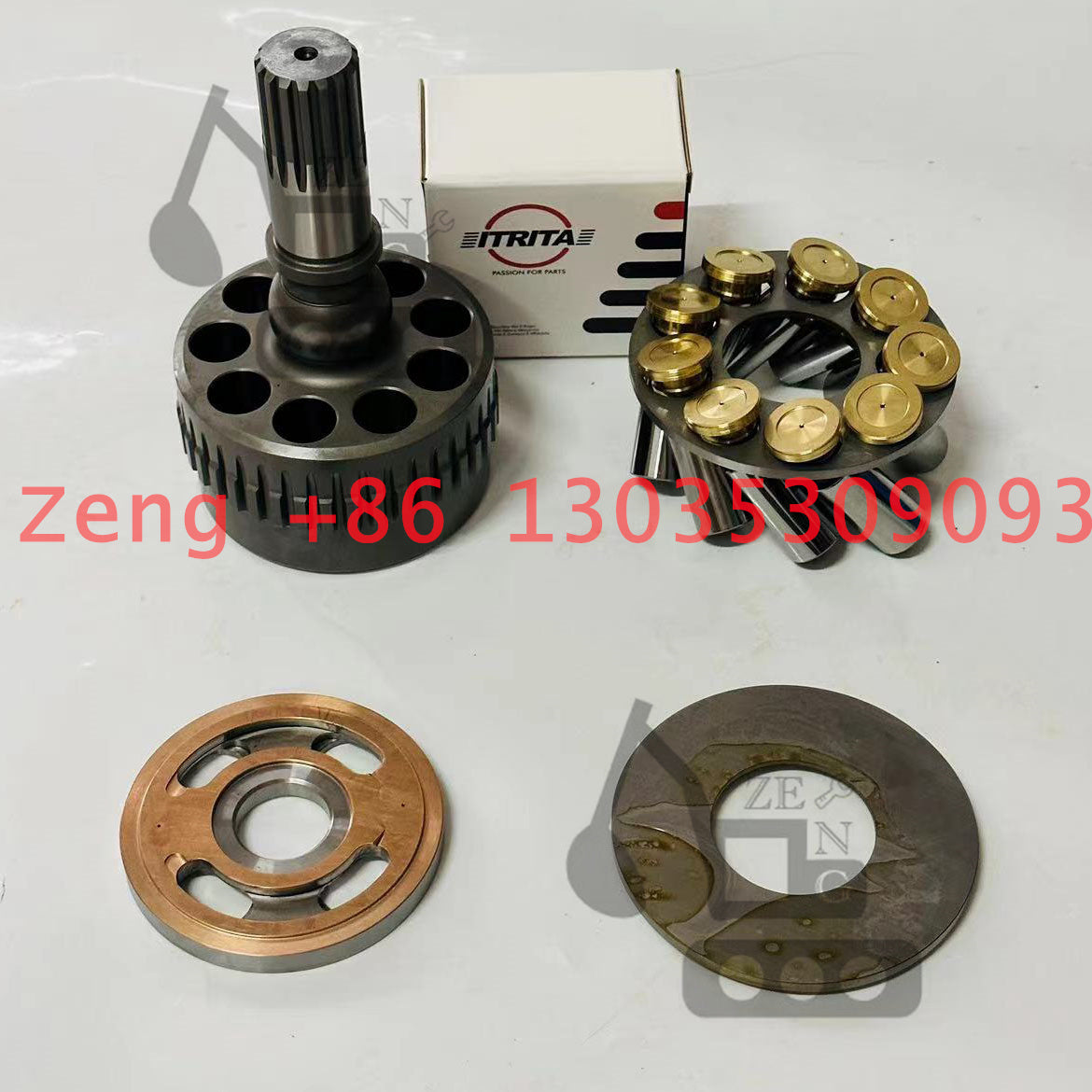 Toshiba SG15 hydraulic swing motor rotary group and spare parts used for Case CX330 excavator