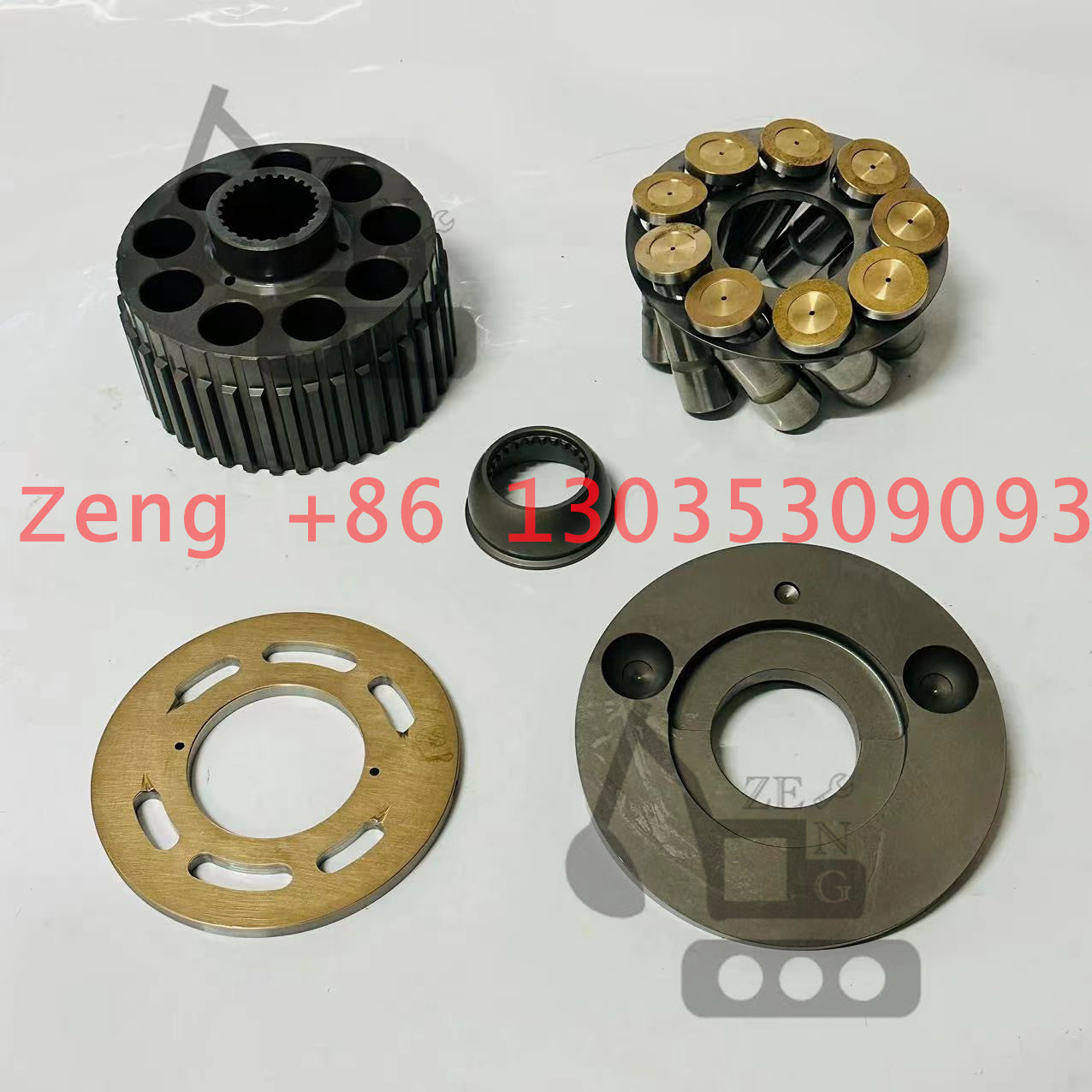 Kayaba MSF170 final drive motor friction plate and separation plate