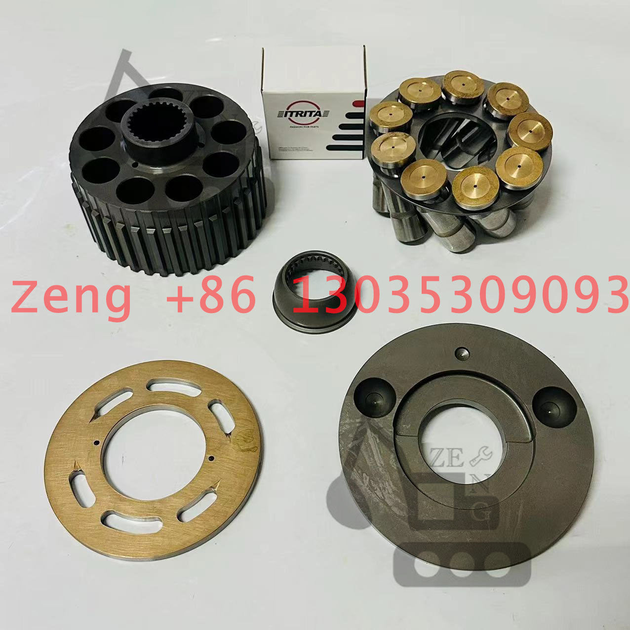 Kayaba MAG170 travel motor set plate retainer plate retraction retainer shoe push plate