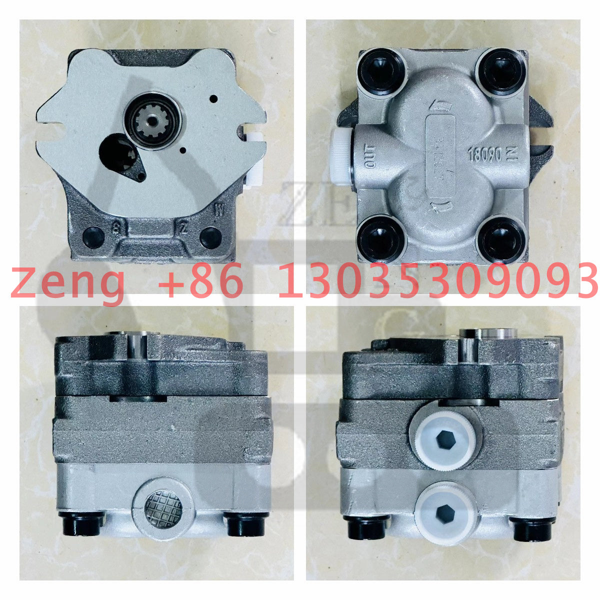 PVD-0B 6.4cc+2.7cc hydraulic pump gear pump pilot pump
