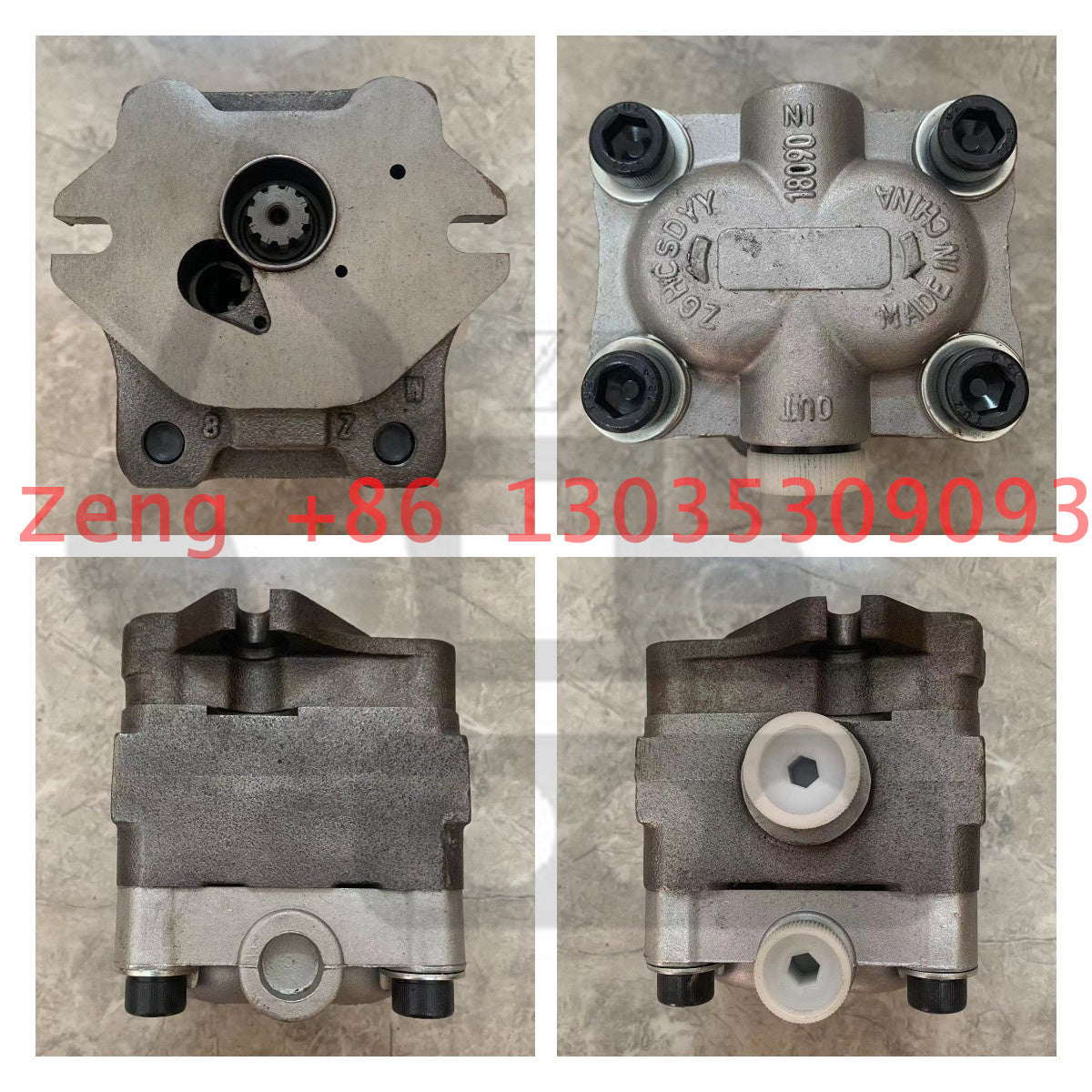 PVD-2B-40 16cc+4.5cc hydraulic pump gear pump pilot pump