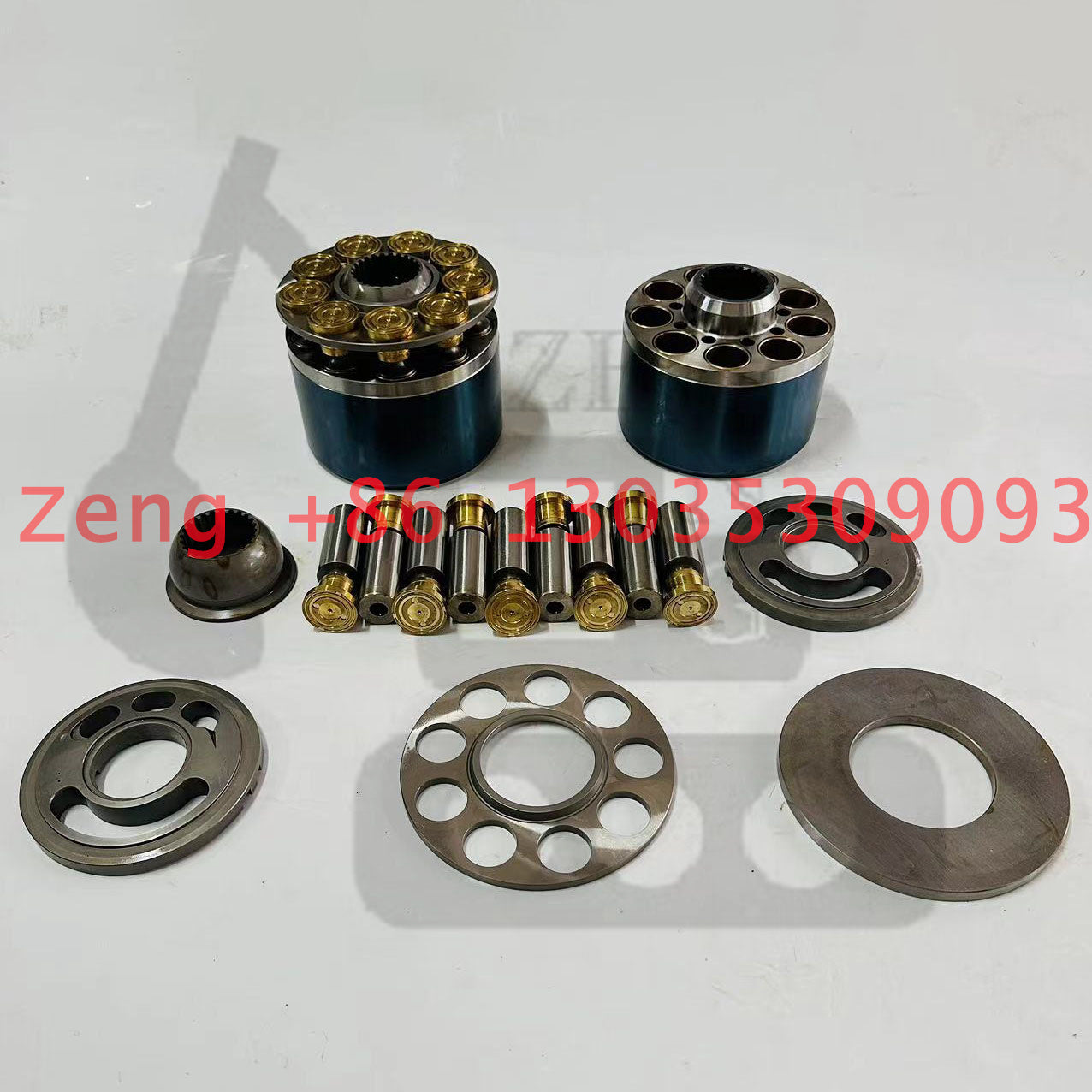 Kawasaki K7V140 hydraulic pump rotary group and spare parts for Kobelco SK350-10 SK380-10 excavator