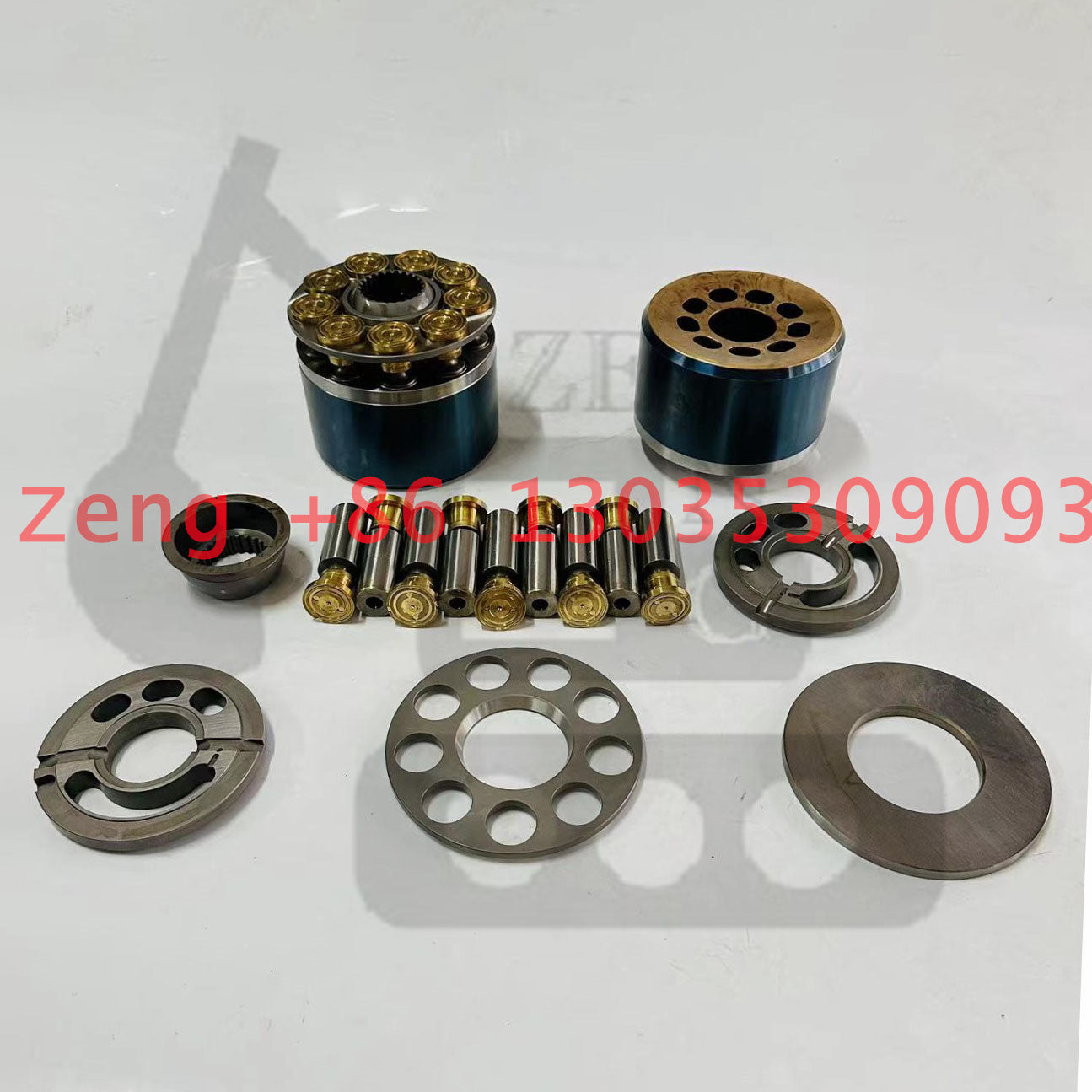 Kawasaki K7V140 hydraulic pump rotary group and spare parts for Kobelco SK350-10 SK380-10 excavator