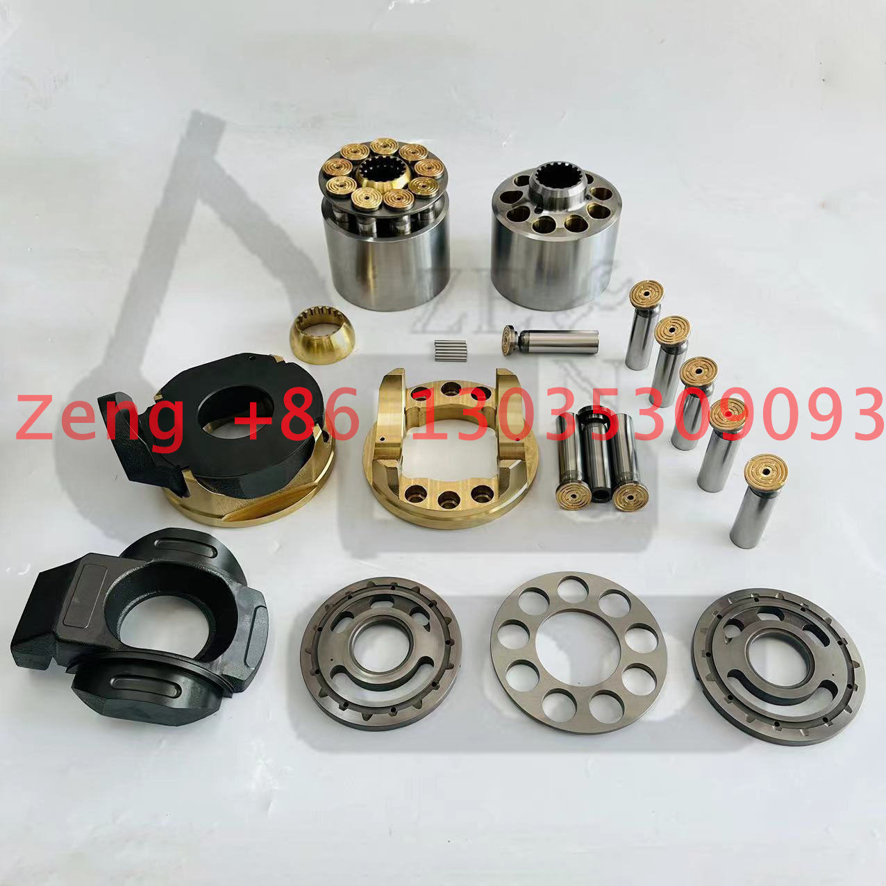HPV132 hydraulic pump support