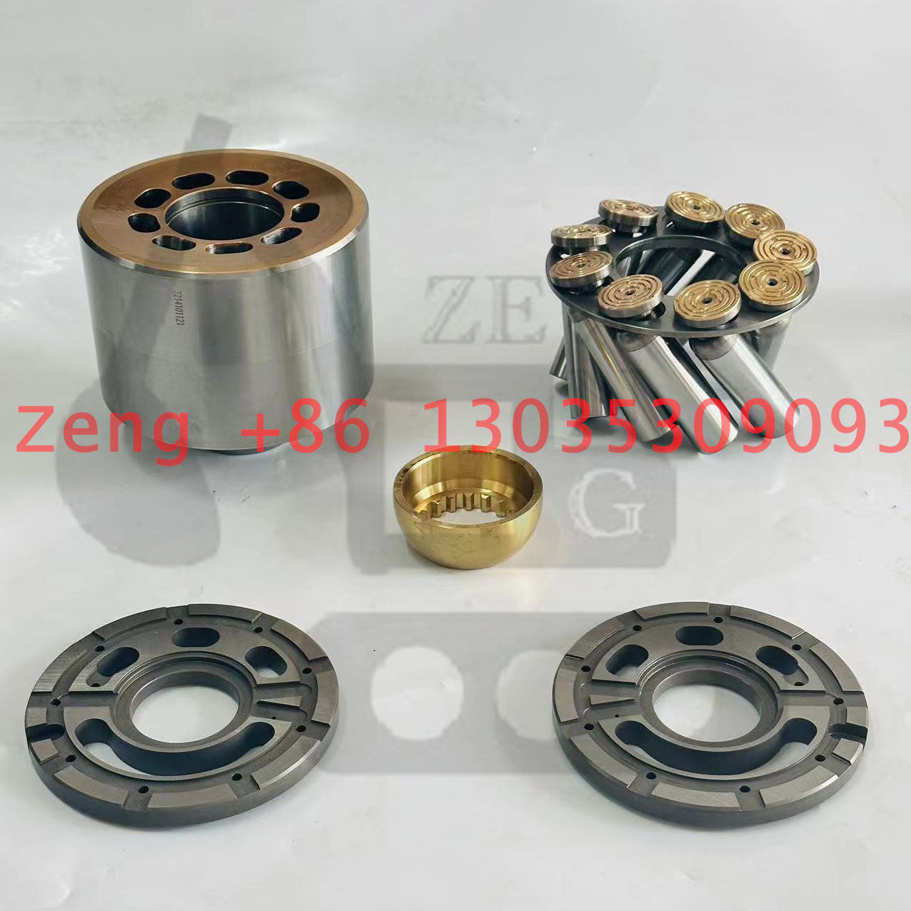 Komatsu HPV132 hydraulic pump rotory group and spare parts for PC300-6 PC350-6 excavator