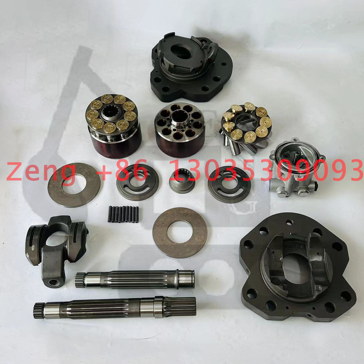 Kawasaki K3V112 hydraulic pump rotory group and spare parts for Kobelco SK200 SK200-6E SK200-8 SK210-8 SK230-6 SK250-6E excavator