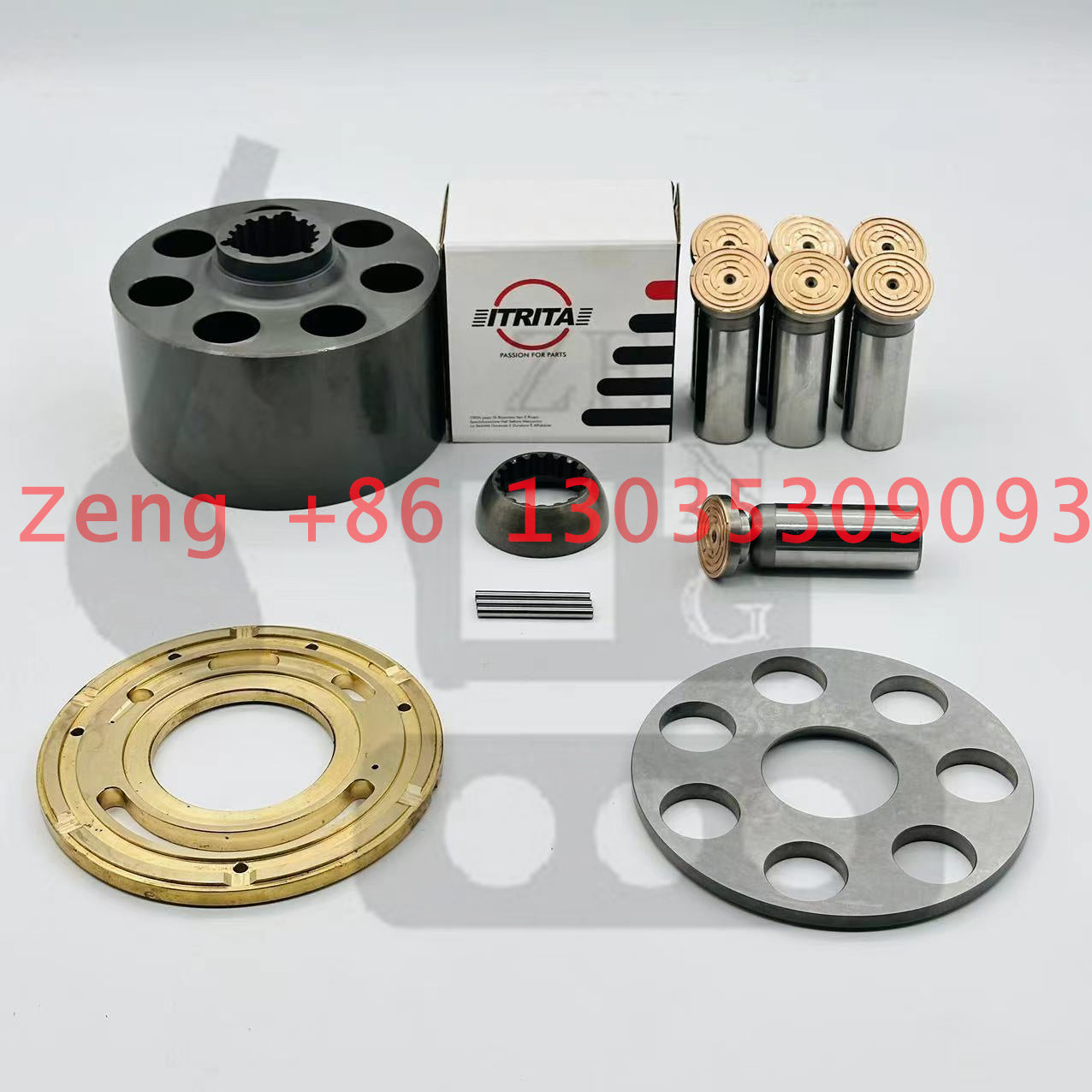 KOMATSU WA380-6 WA430-6 backhoe loader hydraulic pump parts