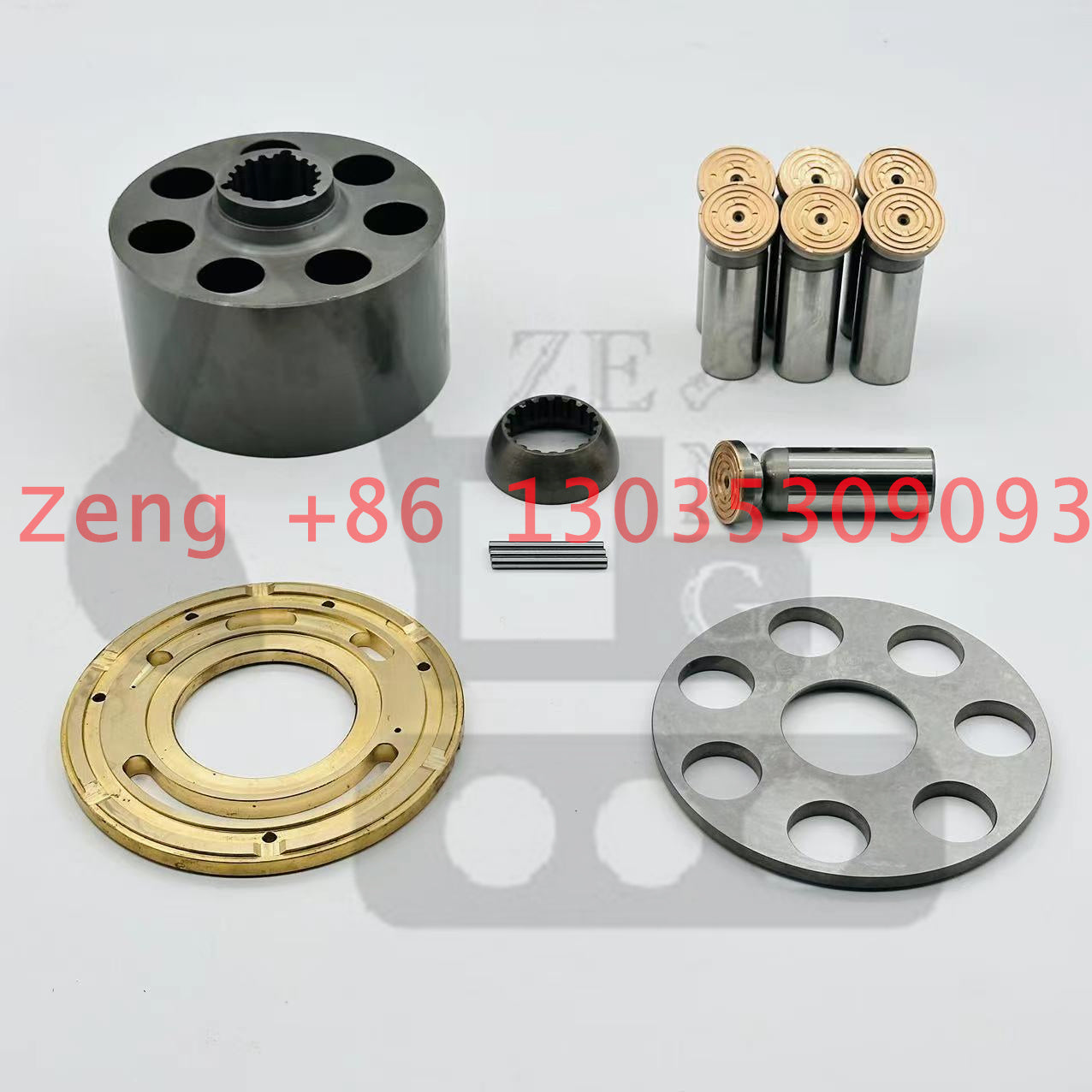 KOMATSU WA380-6 WA430-6 backhoe loader hydraulic pump cylinder block rotor barrel