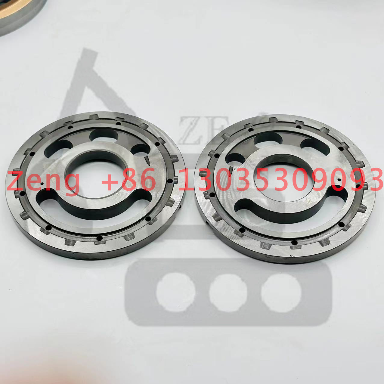 Komatsu HPV165 hydraulic pump valve plate timing plate balance plate control plate control lens port plate