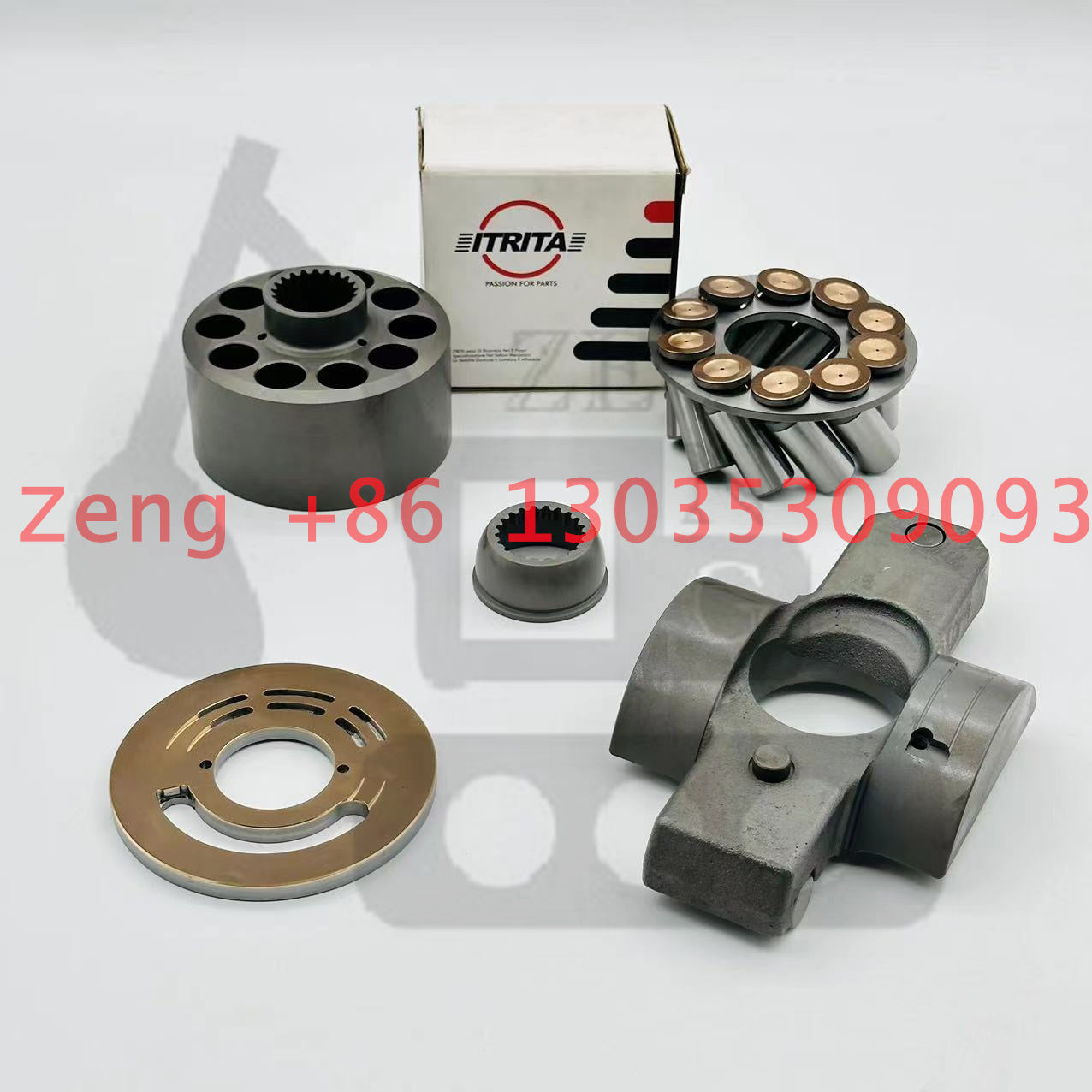 Kayaba PSVD2-17E hydraulic pump cylinder block rotor barrel