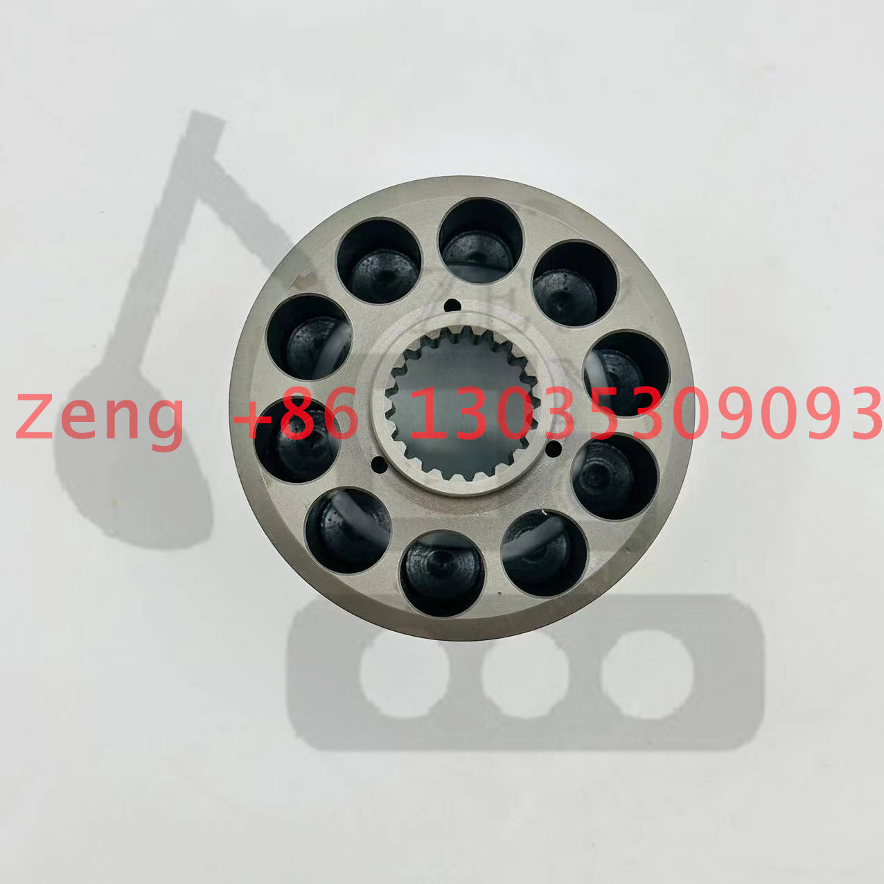 Kayaba PSVD2-17E hydraulic pump cylinder block rotor barrel