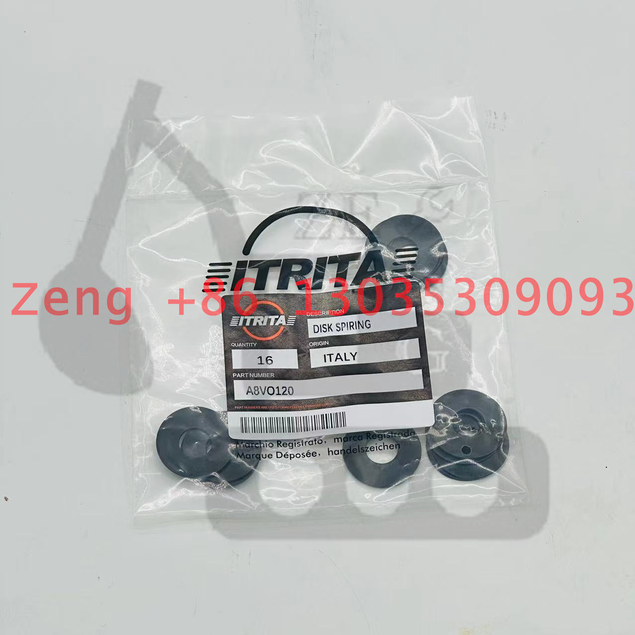 Rexroth A8VO120 hydraulic pump disc spring