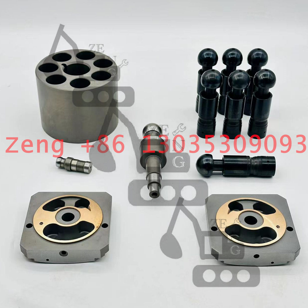 Hitachi HPV118 hydraulic pump rotary group