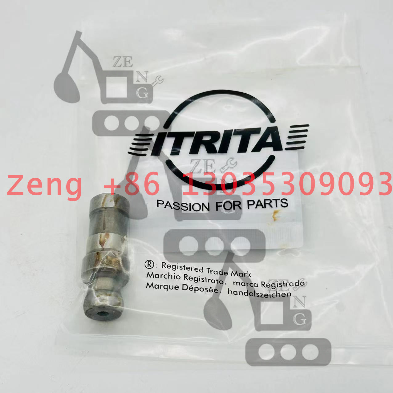 HPV118 hydraulic pump tilting pin servo rod