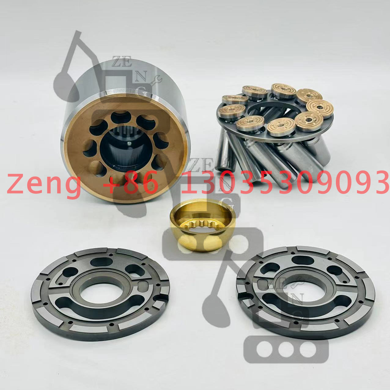 HPV140 hydraulic pump set plate retainer plate